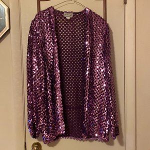 Dusty Rose Sequin Jacket